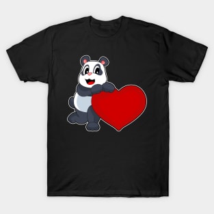 Panda Heart T-Shirt